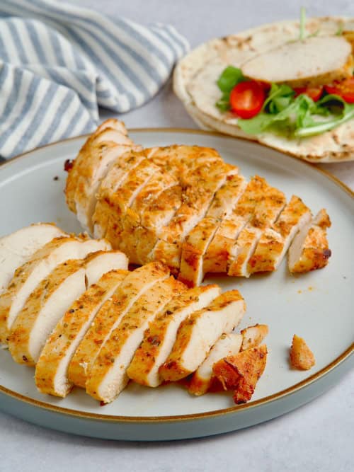 Baked Chicken Breasts Rubbed With Spices.