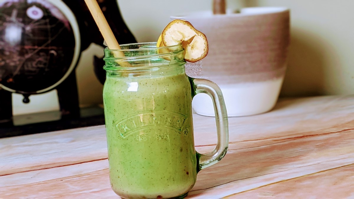 Banana & Dates & Coconut Smoothie Week 3 One Smoothie Recipe a