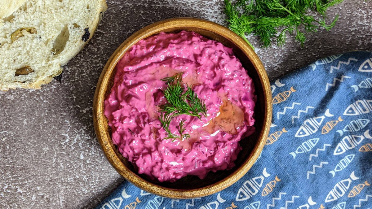 Beetroot & Yogurt Dip Recipe Greek Beets Dip Mamazilla