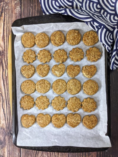 Out of the oven coconut sugar cookies.