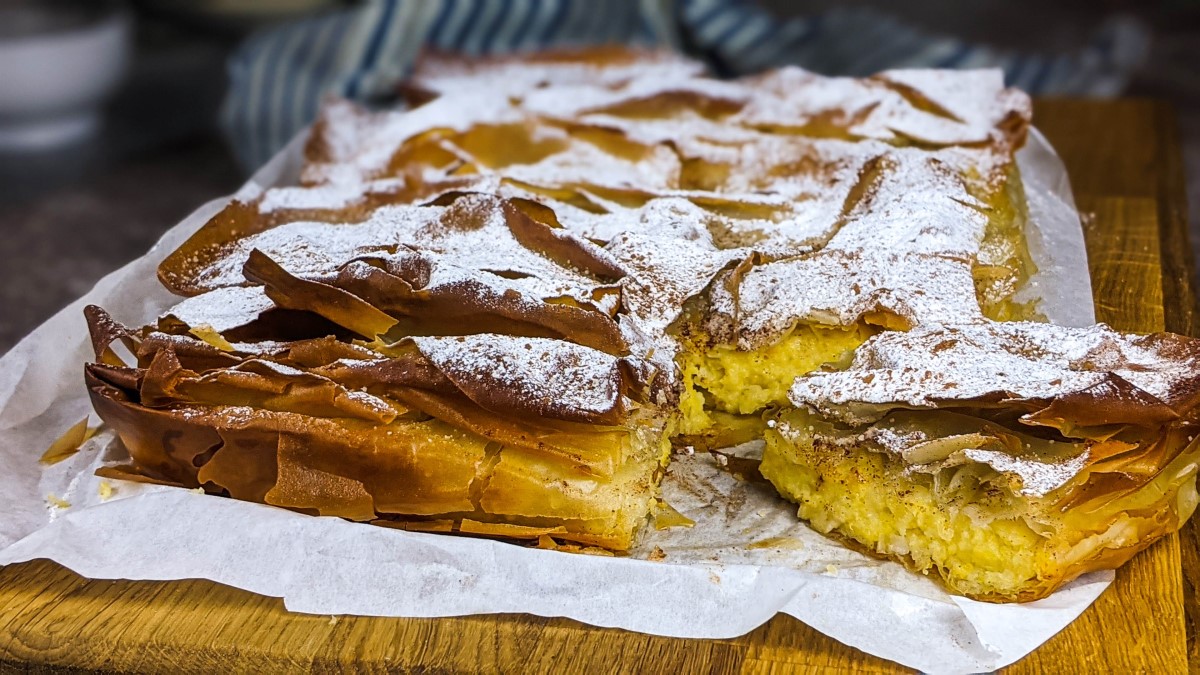 Bougatsa With Pumpkin | Greek Custard Pie With Pumpkin | Mamazilla