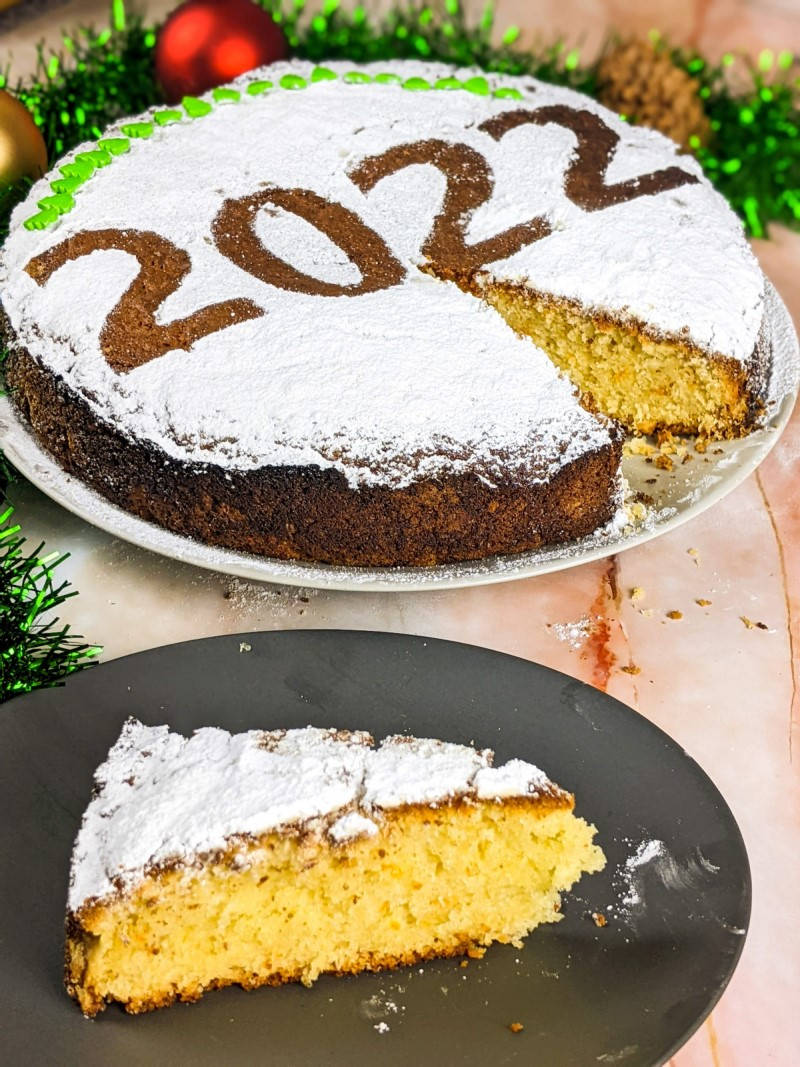 Greek New Year Cake Recipe - Vasilopita | Traditional Greek Cakes