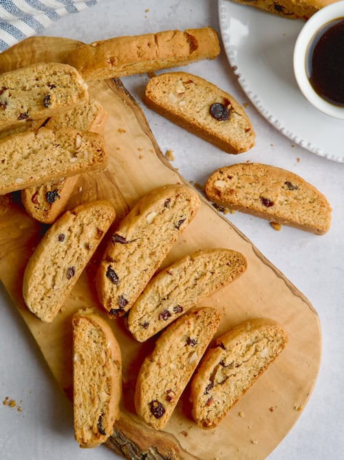 Paximadia - Greek Biscotti With Nuts & Raisins.
