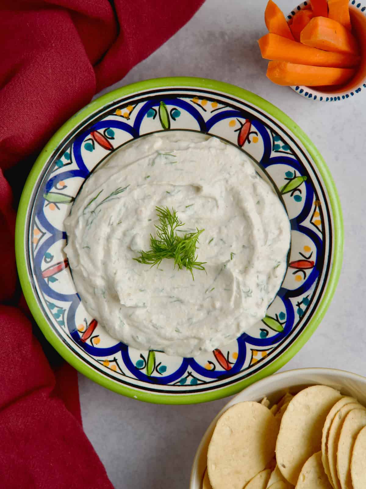 Greek Yogurt And Tahini Sauce.