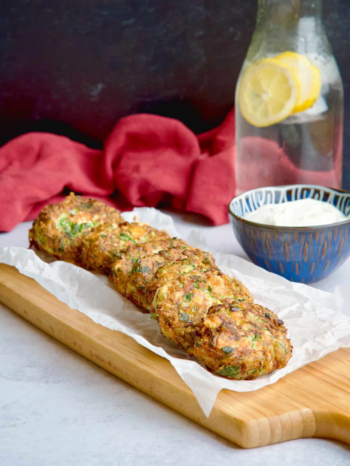 Greek Zucchini Fritters - Kolokithokeftedes.