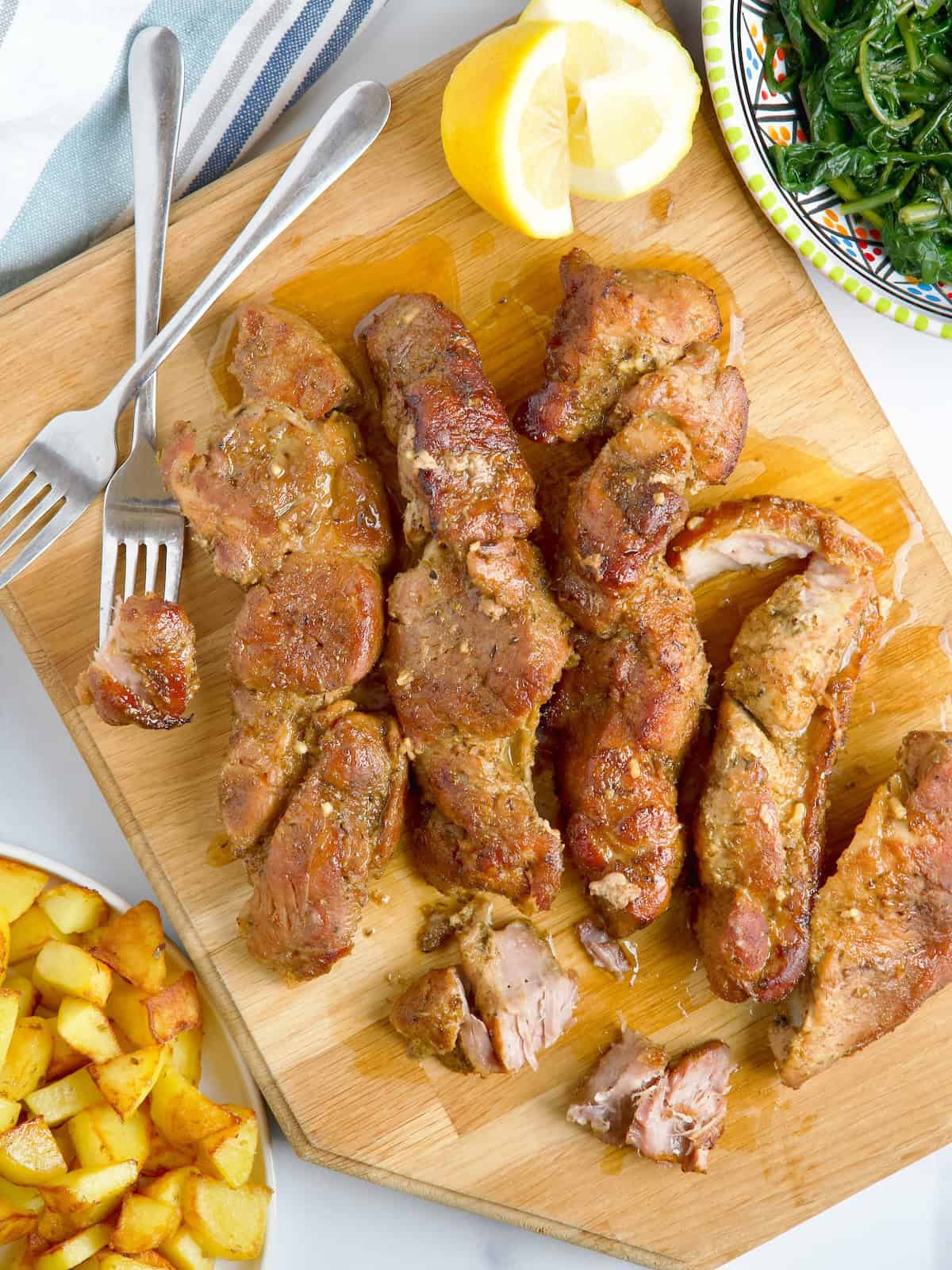 Mediterranean Pork Shoulder Ribs.