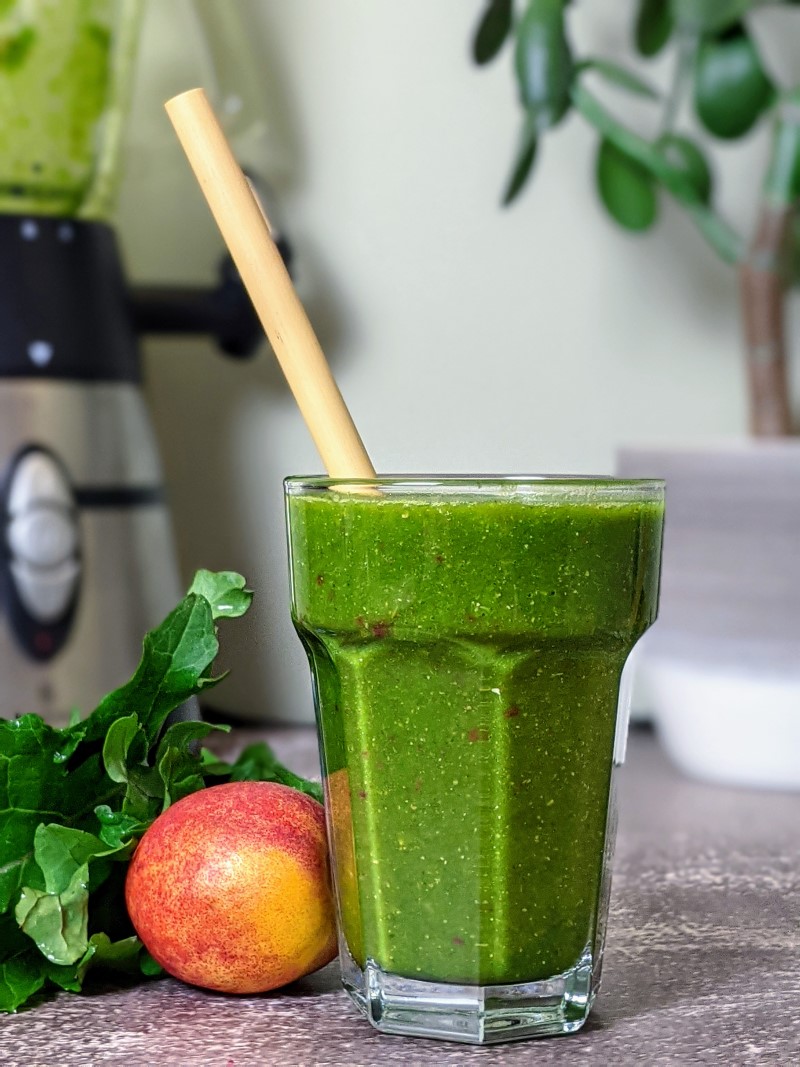 Nectarine & Kale Smoothie.