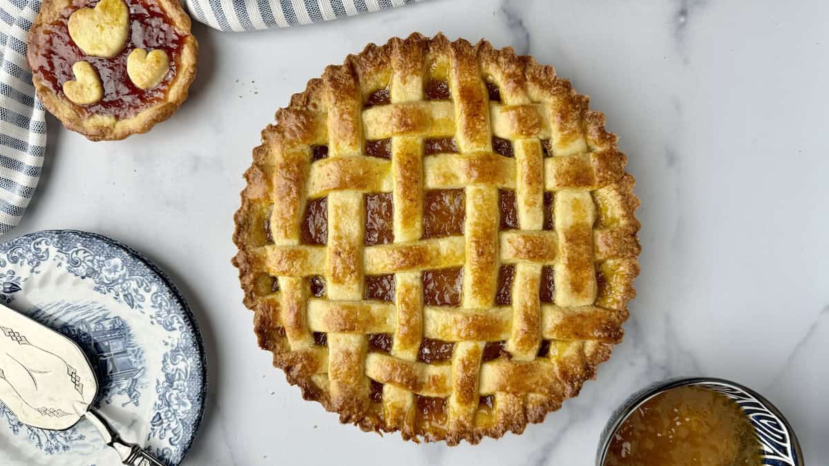 Pasta Flora Greek Jam Tart Greek Desserts and Cakes Mamazilla