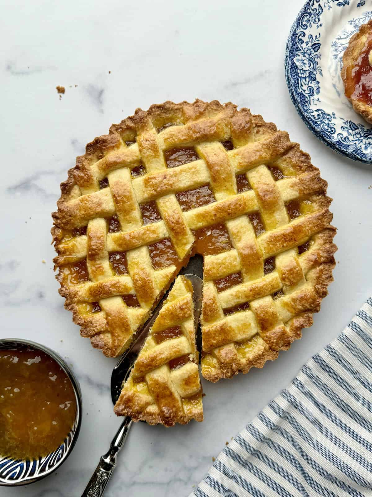 Pasta Flora - Greek Jam Tart.