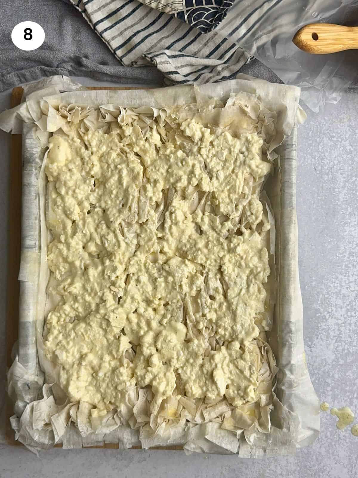 Second rise inside a bread rising basket.