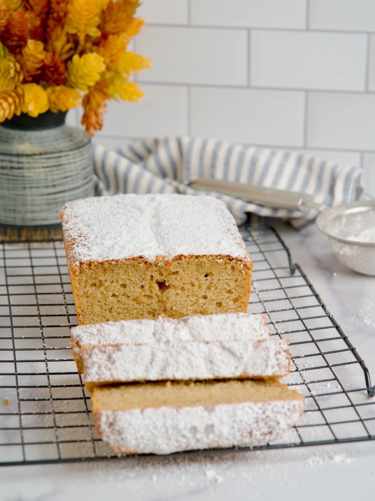Spiced Pound Cake With Greek Yogurt.